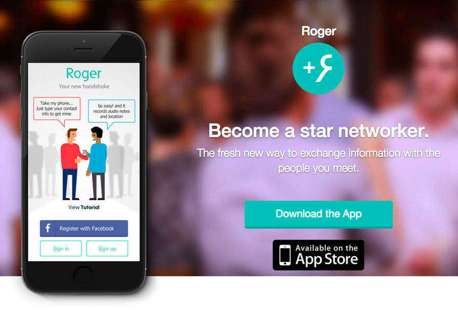 Roger - Your new handshake